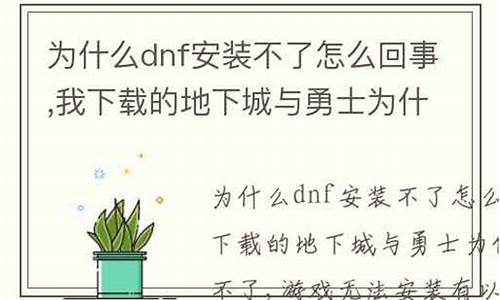 为什么dnf安装不了软件_为什么dnf安装不了软件了